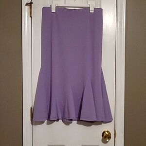 ASHLEY STEWART FLARED HEM PENCIL SKIRT